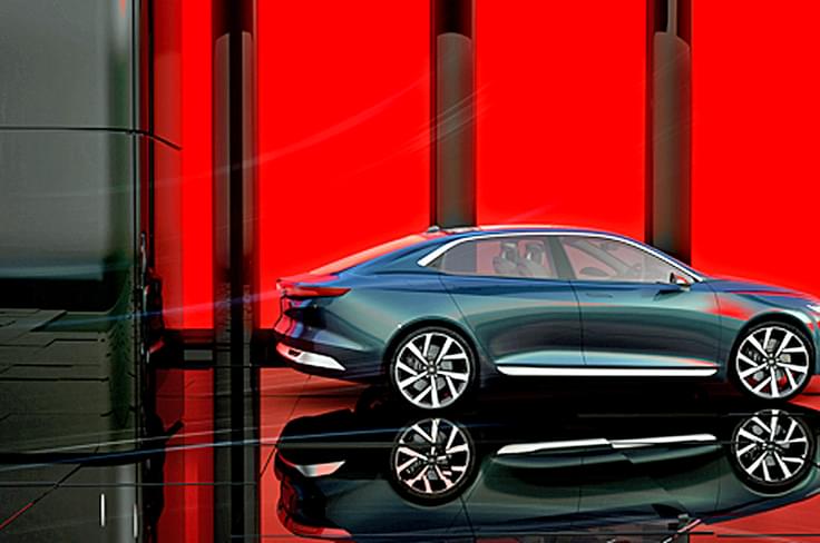 The shape is more fastback than traditional sedan. The shape is more fastback than traditional sedan.